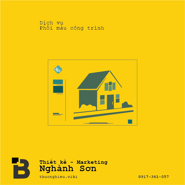 Dịch vụ phối màu ngoại thất