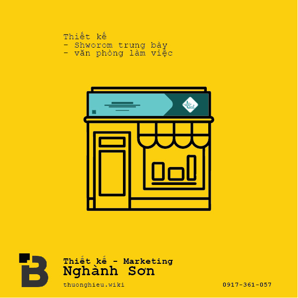 Thiết kế showroom sơn