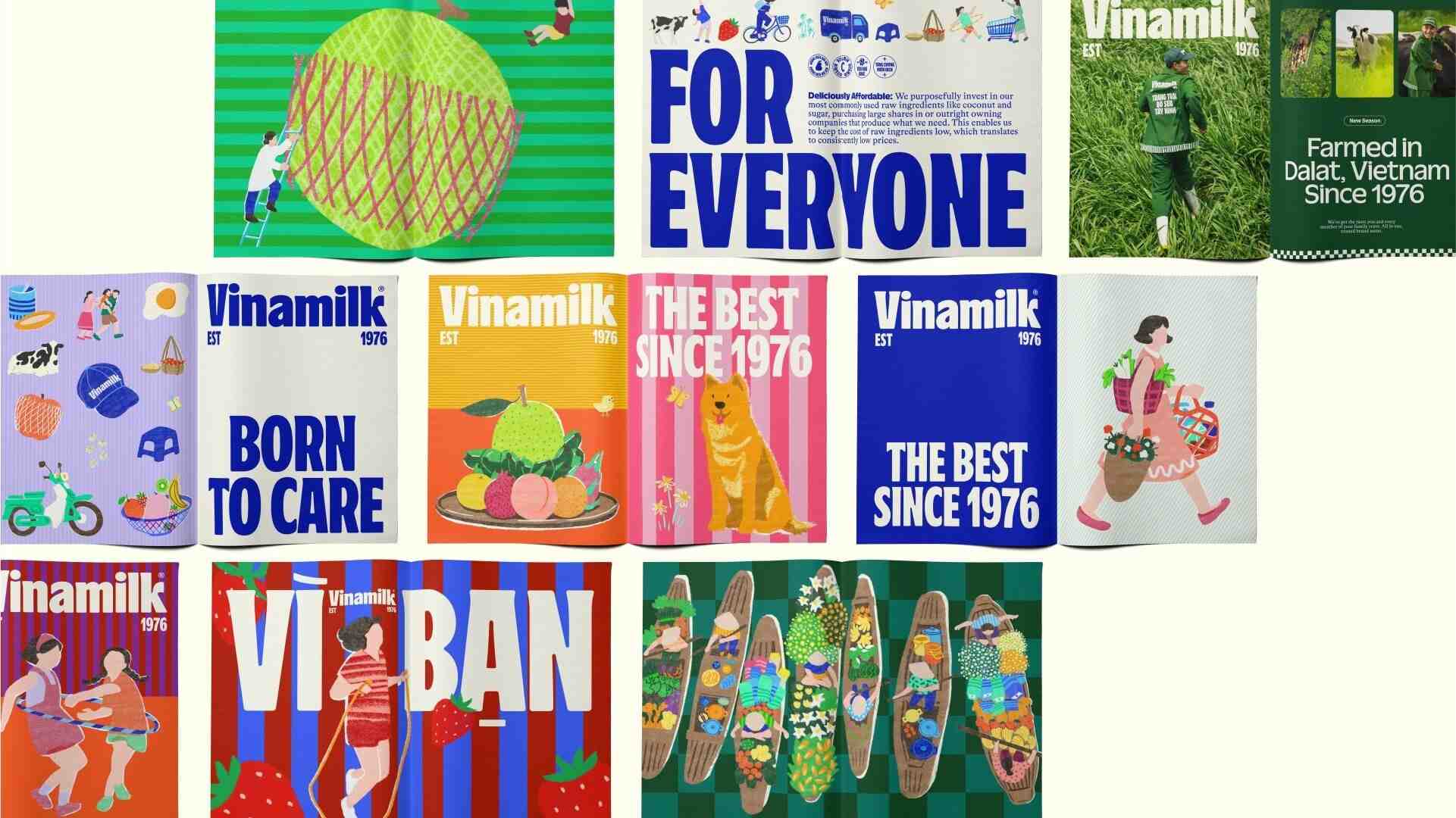 vinamilk thay đổi nhận diện