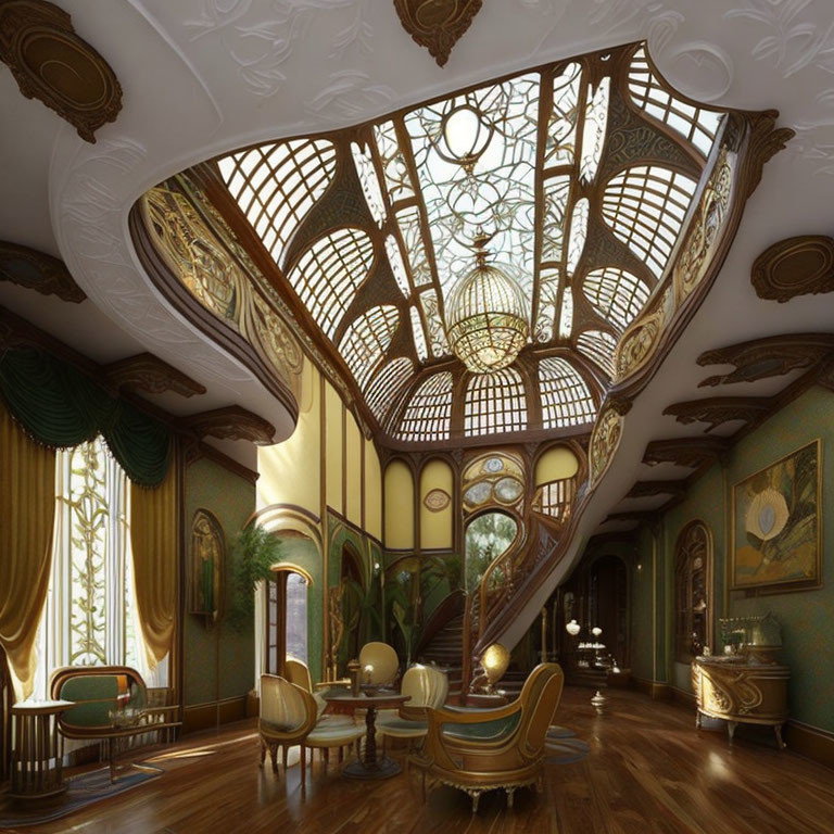 Phong cách art nouveau - thuonghieu.wiki