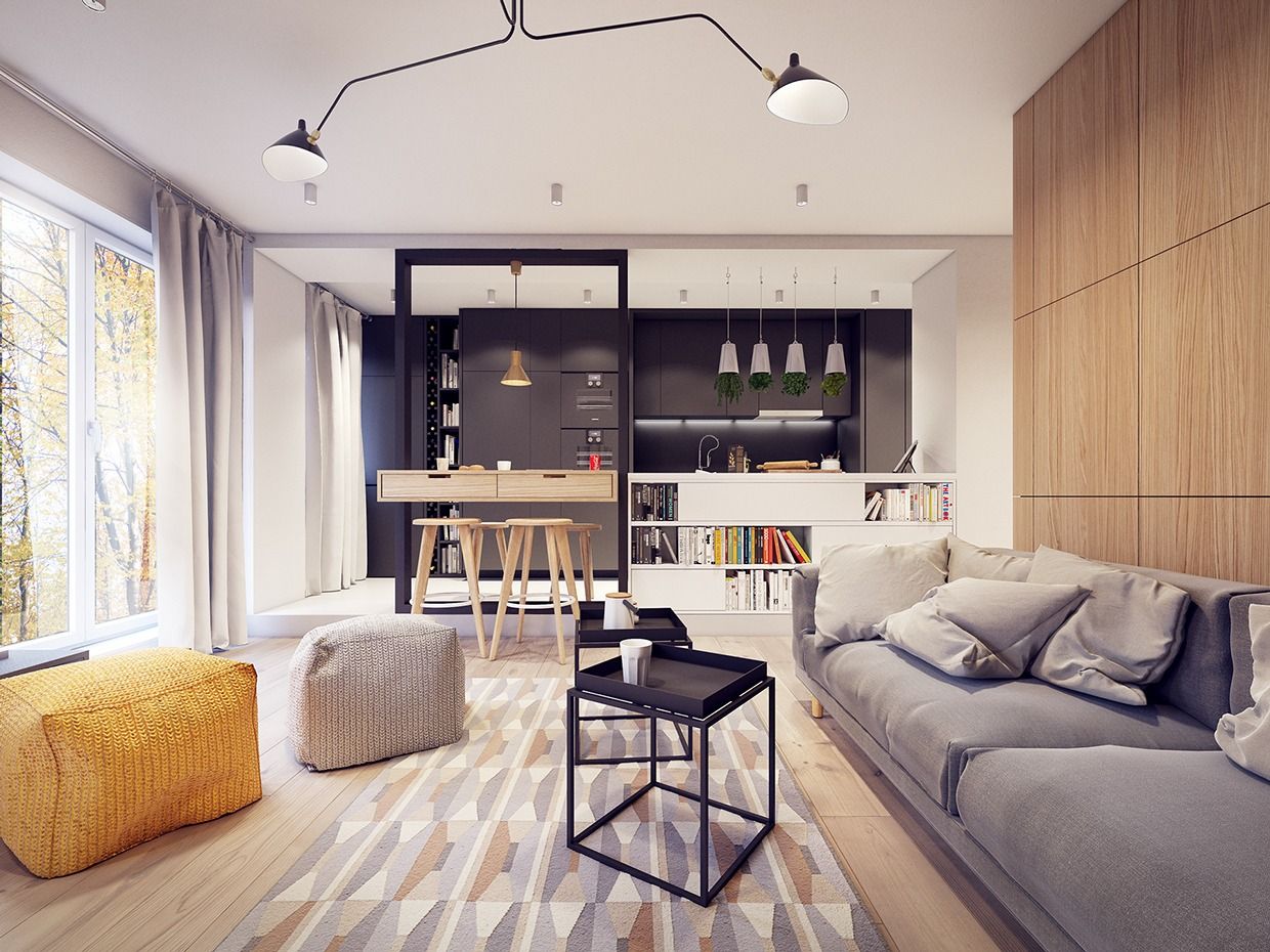 Phong cách thiết kế nội thất funky