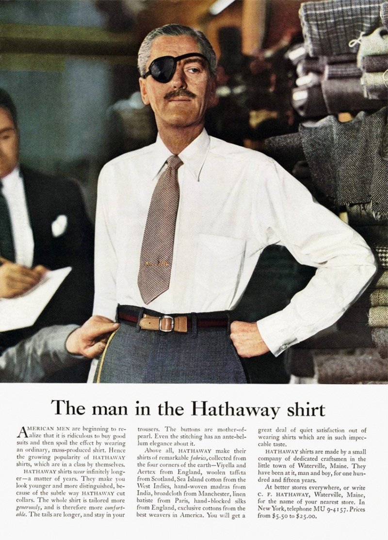 Chiến dịch quảng cáo áo sơ mi Hathaway